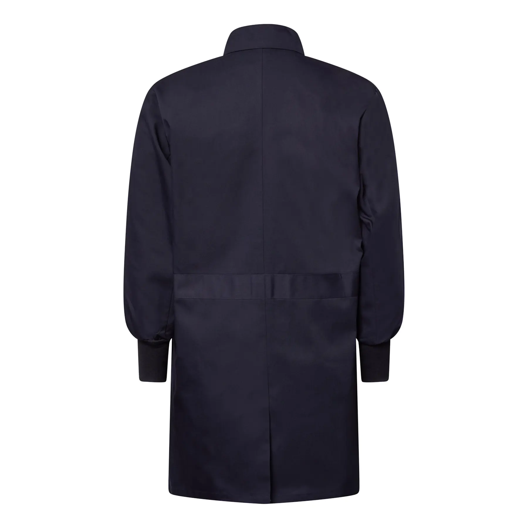 Food Industry Dustcoat With Internal Pockets Dark Navy Front