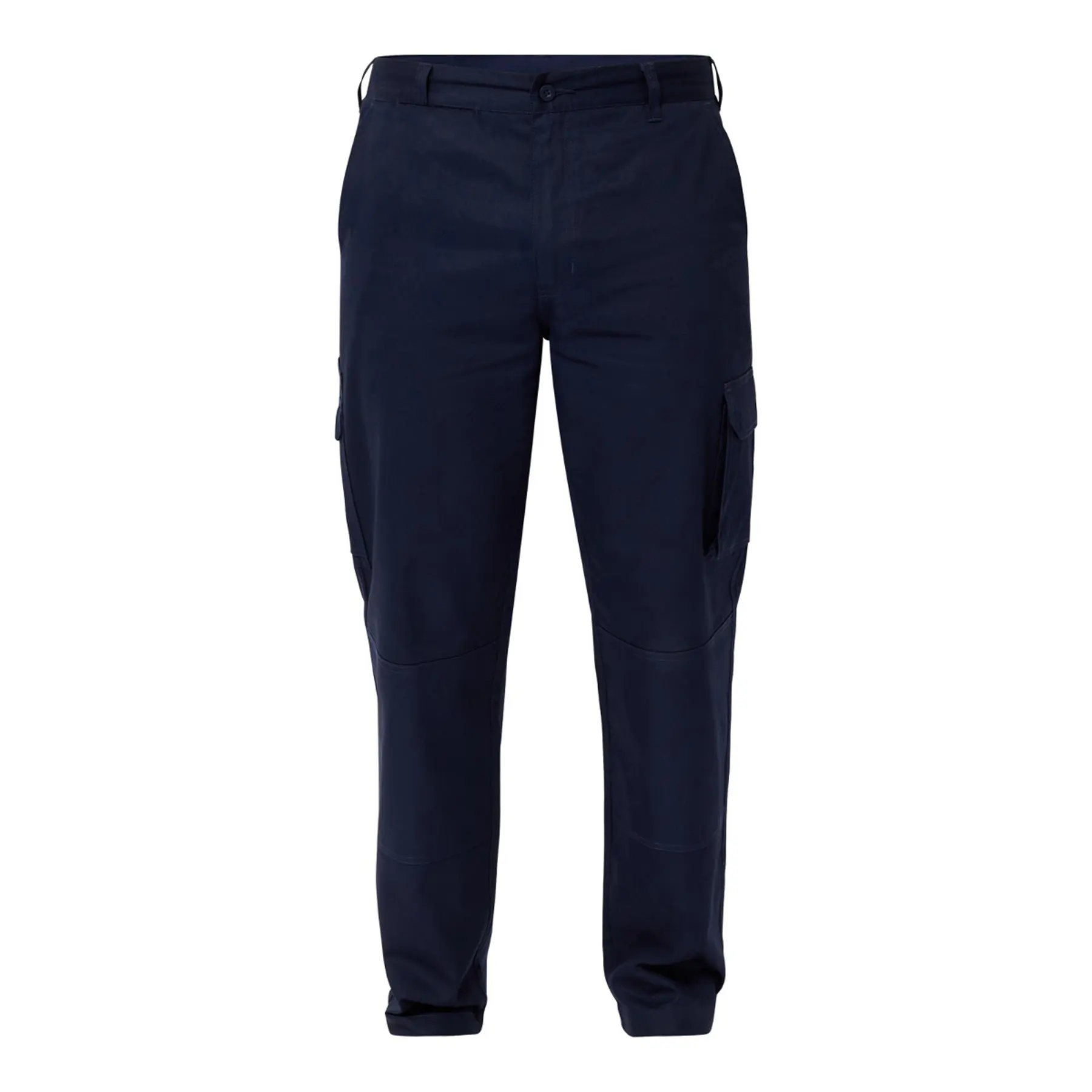 Reflective Mid-Weight Cargo Cotton Drill Trouser Navy Front