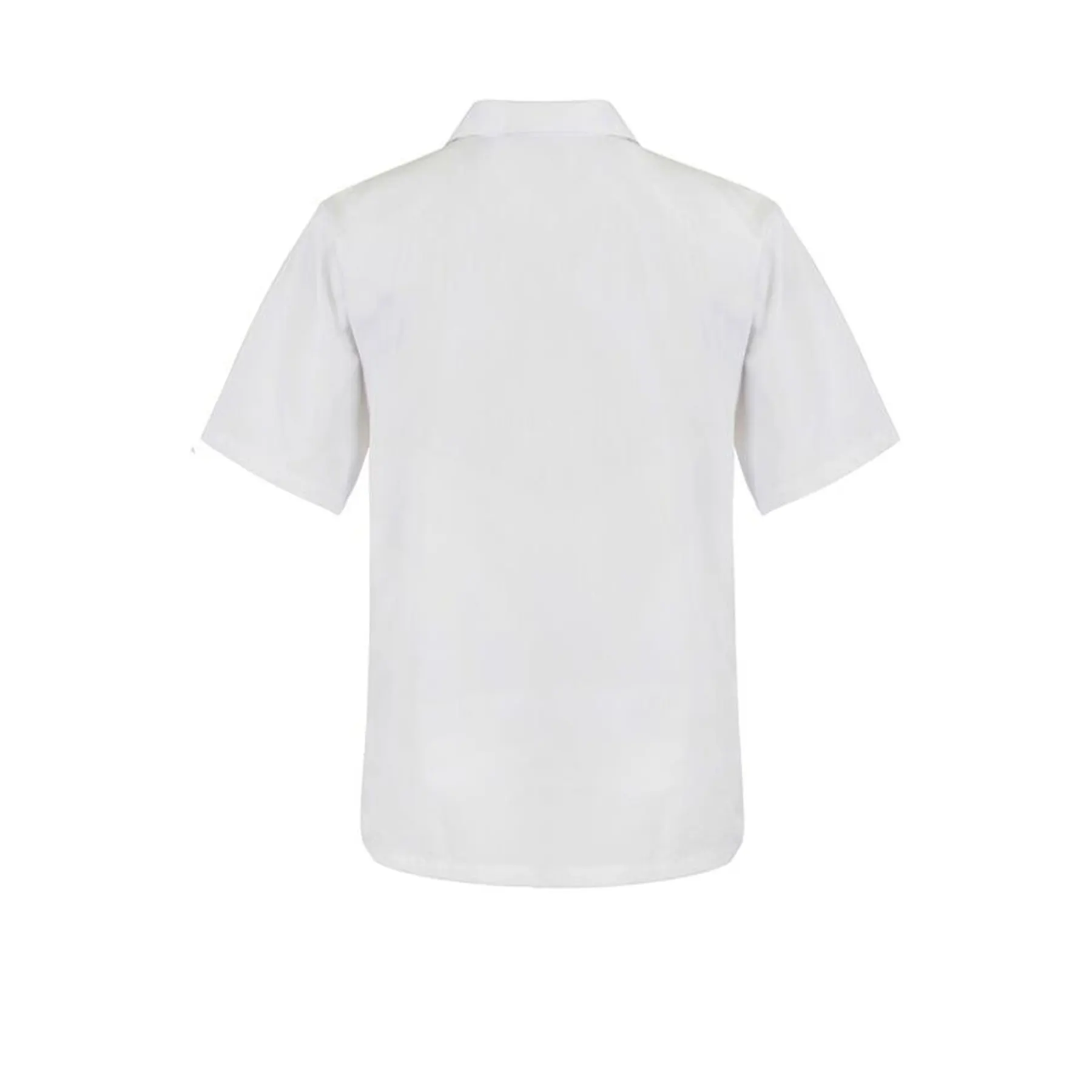 Short Sleeve Food Industry Jacshirt White Front