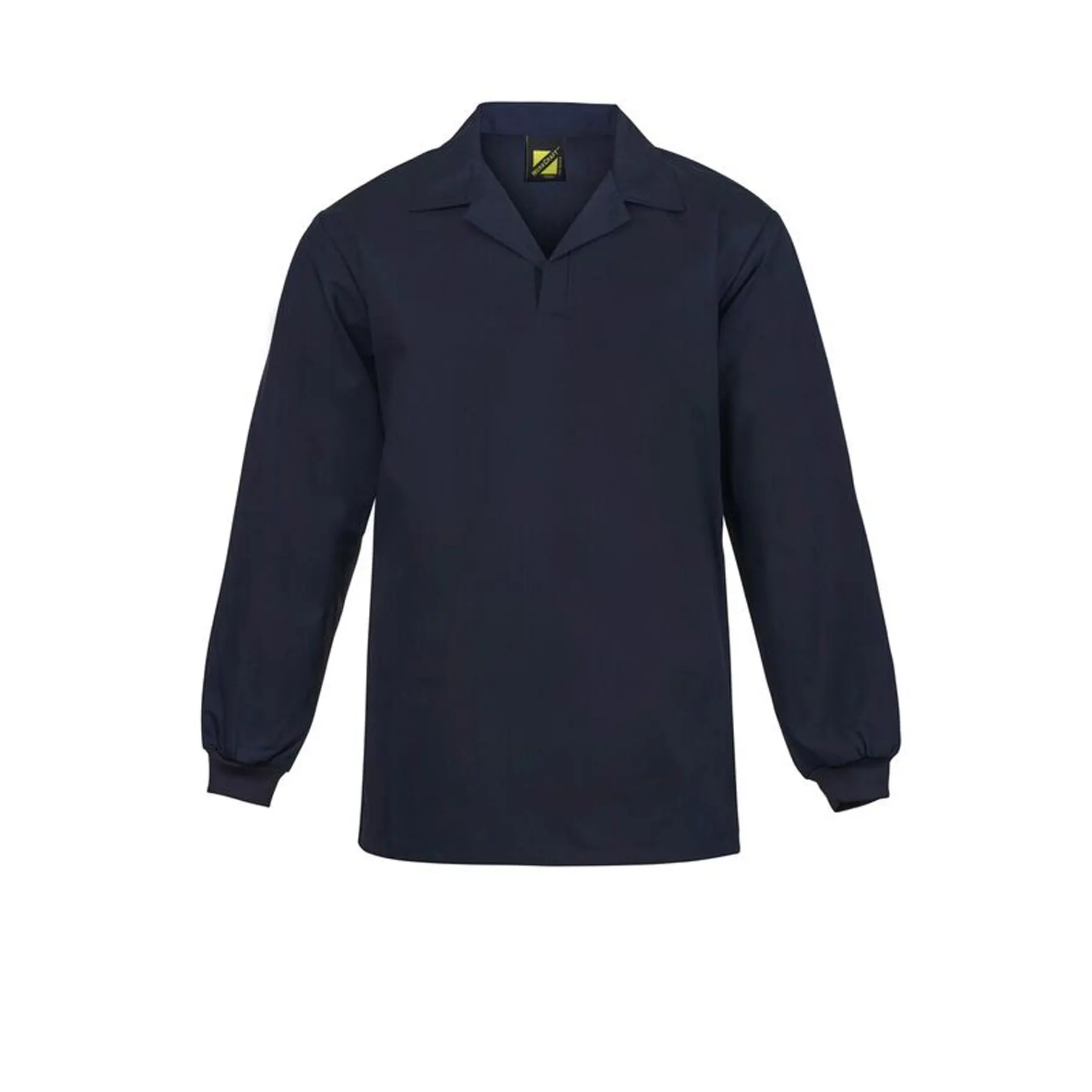 Long Sleeve Food Industry Jacshirt Dark Navy Front