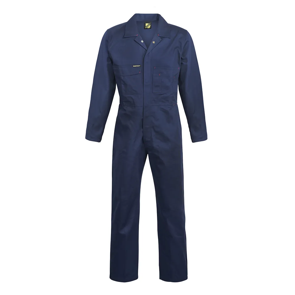 Cotton Drill Overlays Navy Front - Work Craft