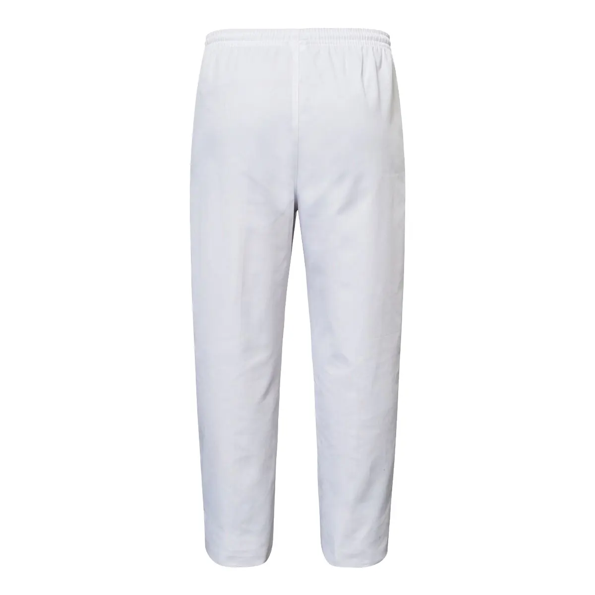Food Industry Unisex Elastic Drawstring Pant White Front