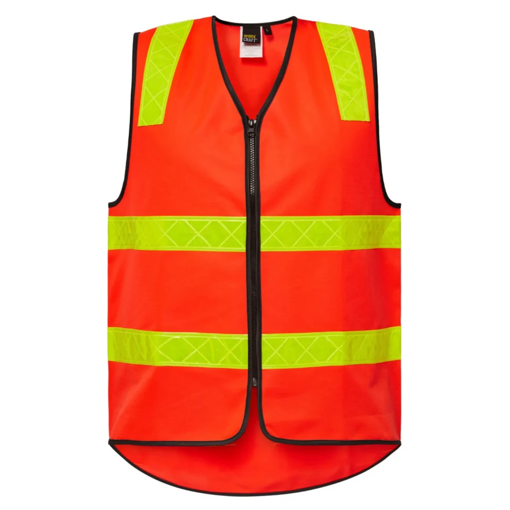 Vic Road Vest orange Front